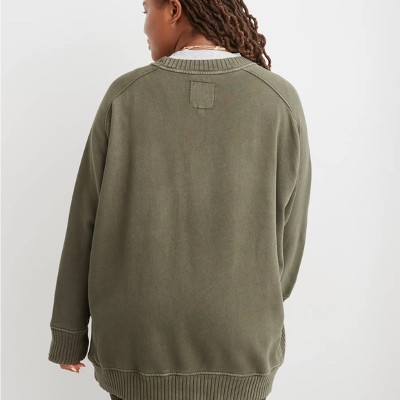 Aerie Gray Down-To-Earth Crew Sweatshirt - Picture 4 of 11